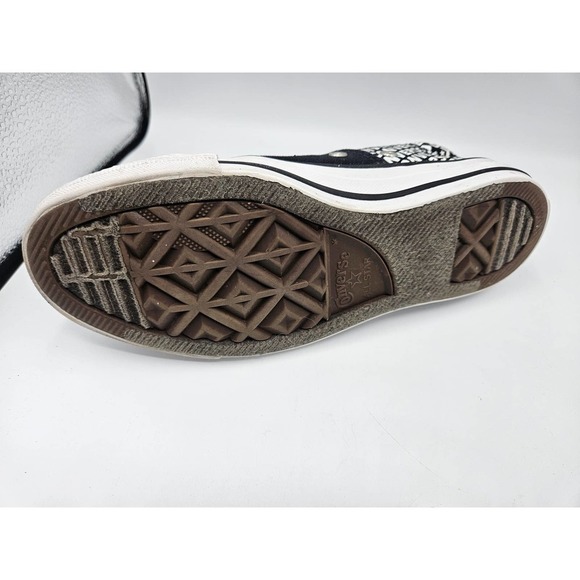 Converse All Star Black and White Logo Canvas Sneakers Shoes Size 6‎ Low Top - Picture 9 of 10